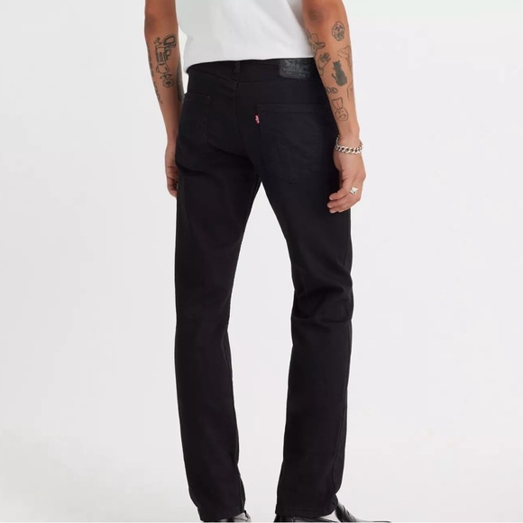 LEVIS 511 SLIM FLEX JEANS BLACK - Picture 6 of 12